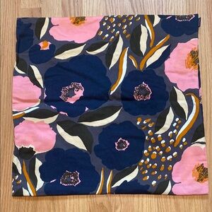 Marimekko Rosarium Grey Large Throw Pillow 20” x 20”